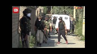 Gunfight undergoing  between militants and security forces  Malhoora Parimpora area of Srinagar