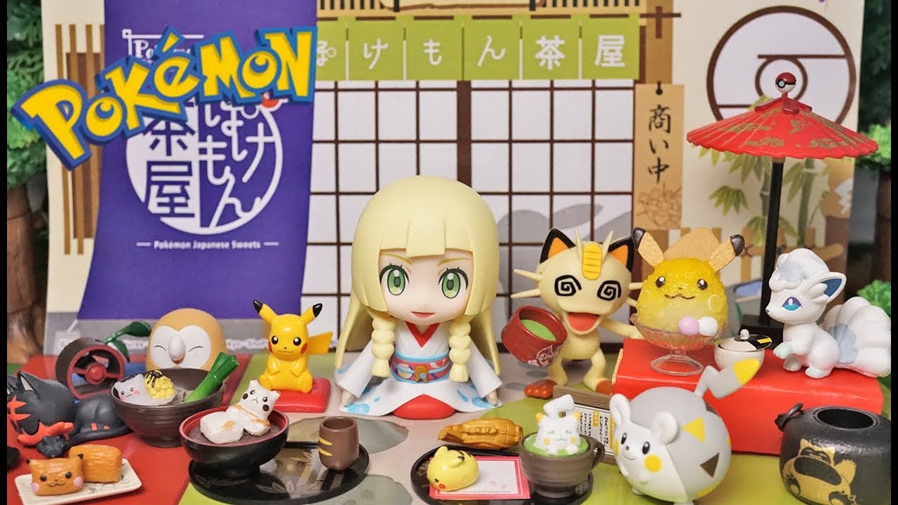 Pokemon Re Ment Toy Pokemon Japanese Sweets 峠のポケモン茶屋 Youtube