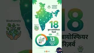 Biosphere Reserves #gk #gs #earth #biosphere #ssc #upsc #currentaffairs #news #shorts #education