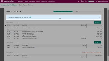 Odoo Bank Reconciliation Feature