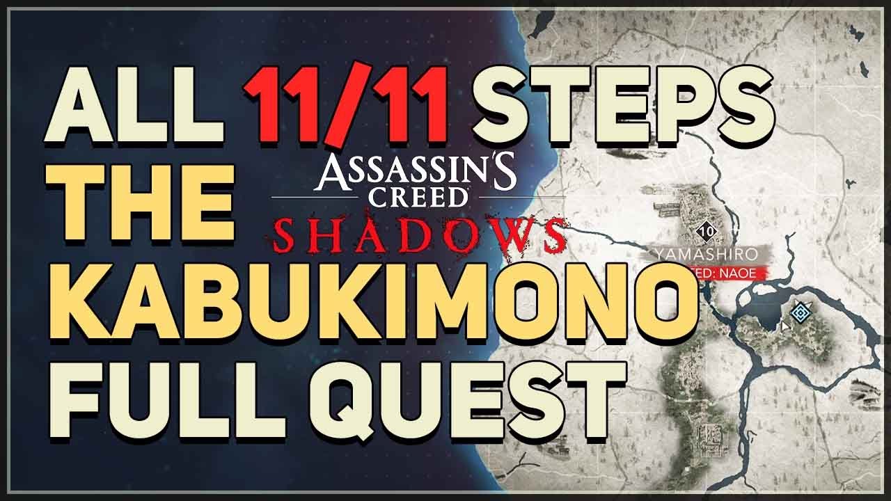 The Kabukimono FULL QUEST Assassin's Creed Shadows - YouTube