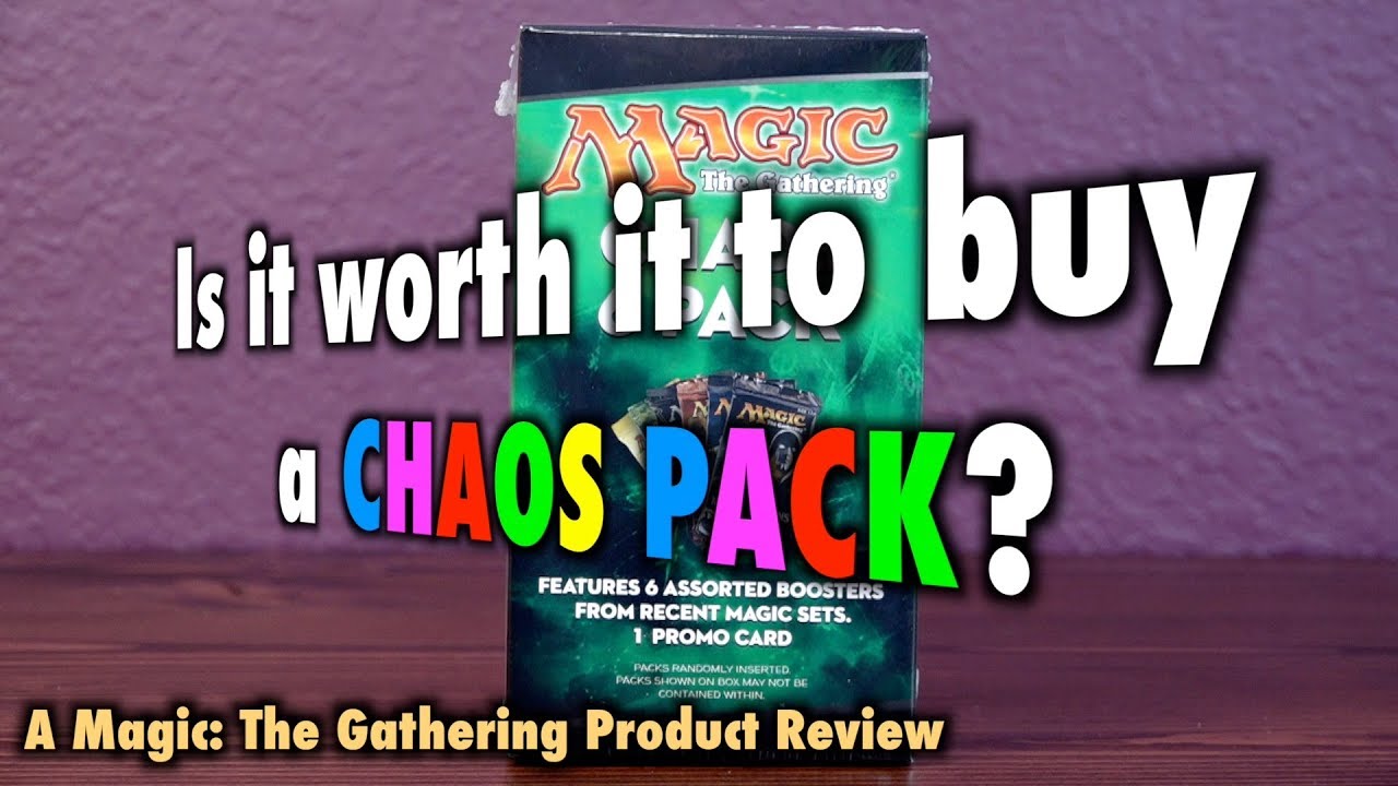 MTG - Is it worth it to buy a Chaos 6 Pack? A WalMart Exclusive