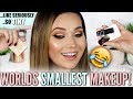 Tiny Makeup Challenge | Full Face Using Samples!