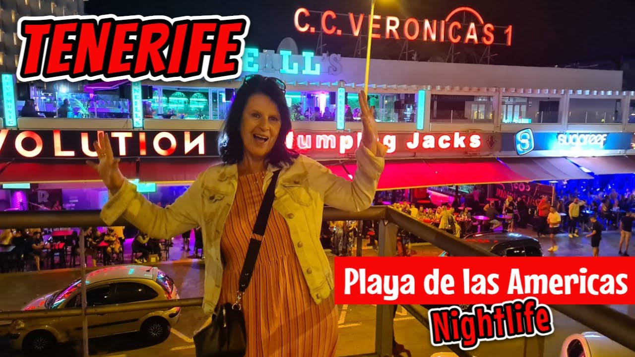 Tenerife - Playa de las Americas Nightlife - YouTube