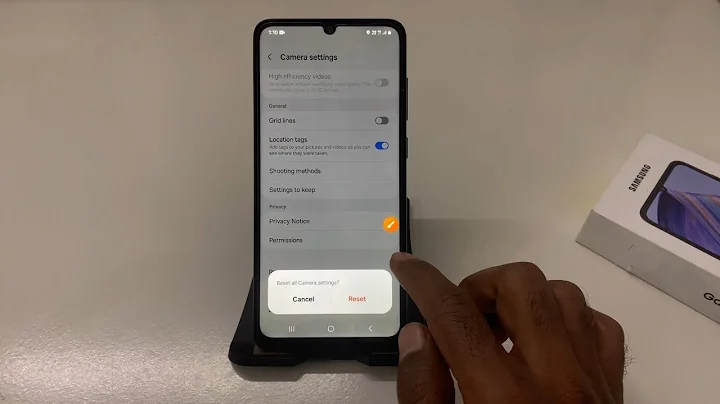 Samsung Galaxy A06 me Camera ko reset kaise kare || How to Restore Default Camera Settings