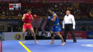 Sanshou Sanda 2016 World Cup Finals Egypt vs China 75 Kg Men