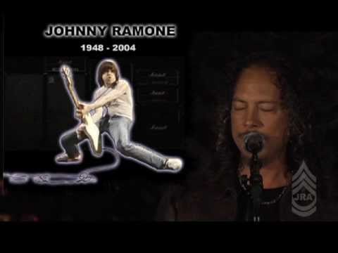 Kirk Hammett's speech at the 6th Annual Johnny Ramone Tribute