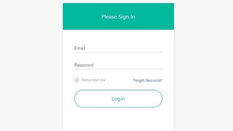 Create Trending Login Form Using Custom CSS like Bulma Css a light weighted css framework | dscode