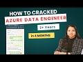 HOW to Crack AZURE DATA ENGINEERING JOB. with in  4 Months