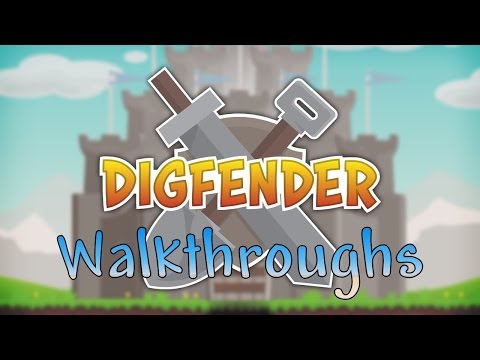 Digfender Walkthroughs ★ Level 21 ★ Treasure Map