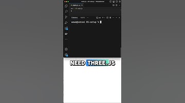 Three.js 101: How to Build 3D Websites (Ep 2 - Setup) #threejs