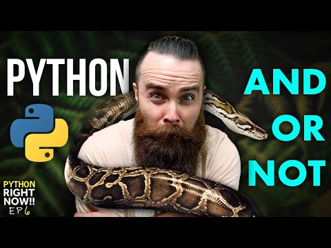 if....and...or.....NOT!!! (Python Logical Operators) // EP 6