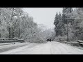 Live Drive through Eugene and Springfield icey road conditions current time 1:05 pm Jan 15th