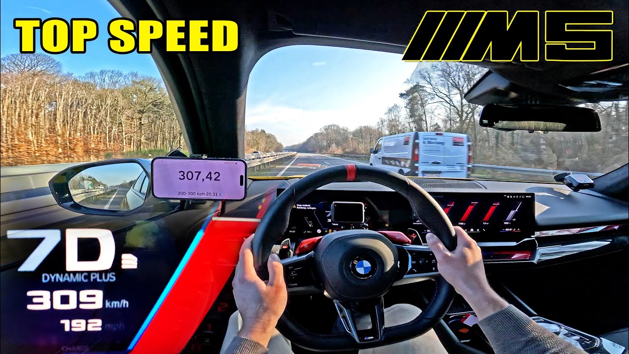 BMW M5 G90 // HEAVY WEIGHT CHAMPION on the UNLIMITED AUTOBAHN!
