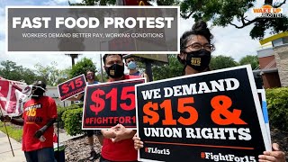 #Striketober: McDonald's workers plan protest over minimum wage