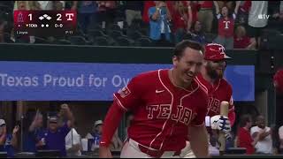 Angels error lead to walk off win for the rangers!