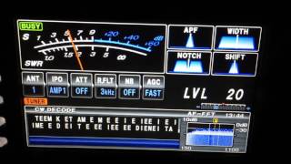 Yaesu ftdx 3000 decode cw.