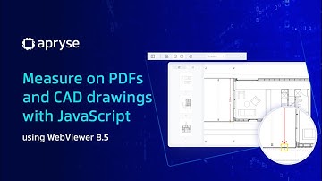 Measure on PDFs and CAD drawings with JavaScript using WebViewer 8.5