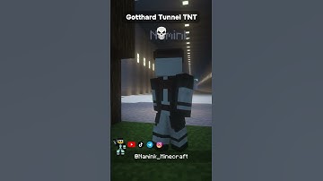 This Minecraft TNT Digs a Giant Tunnel Instantly!