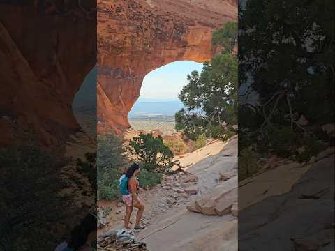 Hiking To Partition Arch