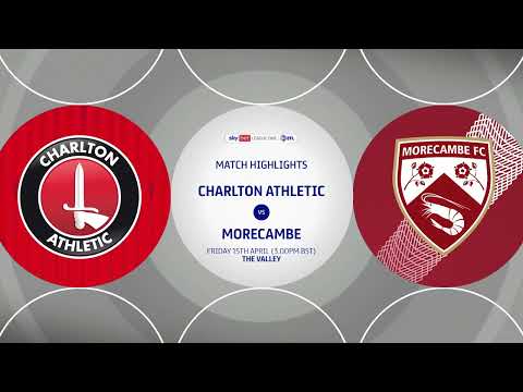 Charlton Morecambe Goals And Highlights