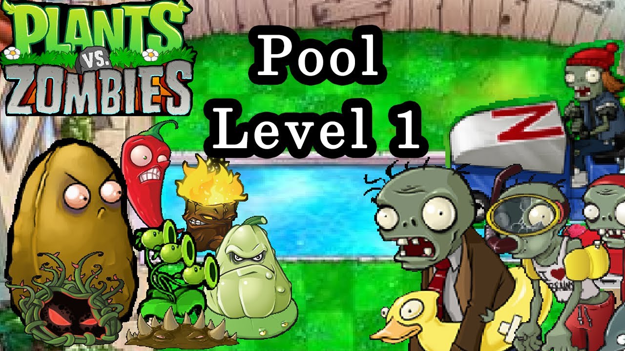 Plants vs. Zombies Reborn + Link Download, ADVENTURE Pool Level 1 to 2