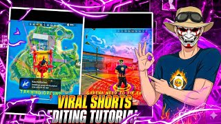 TRAINING GROUND GLITCH editing tutorial 🥰@bonex4_ff l bonex ff editing tutorial 