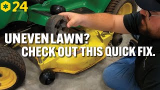 How to Replace Anti Scalping Wheels on Riding Mower Thumbnail