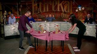 Tablecloth Trick - Eureka! The Big Bang Query