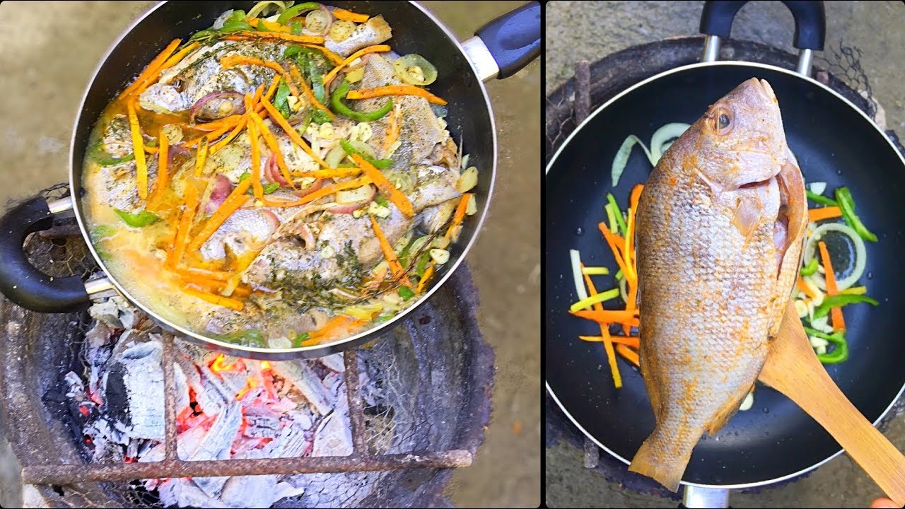 EAT OR PASS BEST EVER STEAMED FISH GRUNT OUTDOOR COOKING STOVE EAT OR PASS BEST EVER STEAMED FISH GRUNT OUTDOOR COOKING STOVE