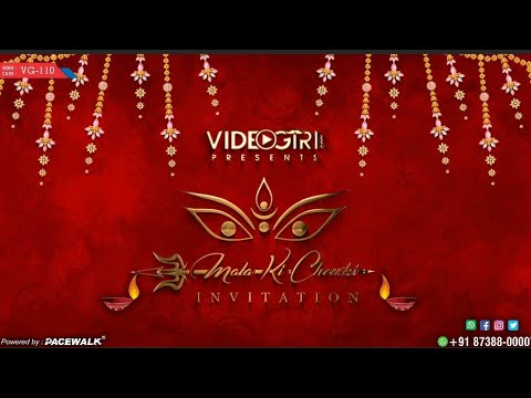 Mata ka Jagran Invitation | Bhandara Invitation Video | VG-110 - YouTube