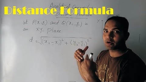 Distance Formula Between Two Points | Proof | derivation | Math | Analytical Geometry