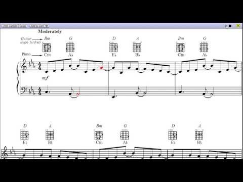 here-i-am-by-bryan-adams---piano-sheet-music:teaser