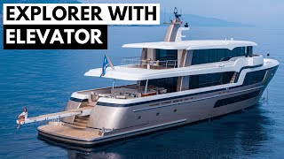 16،000،000 دولار 2022 VAN DER VALK EXPLORER 34M YACHT Fast SuperYacht Tour