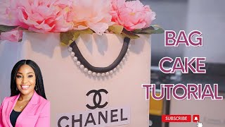 Decorate this Cake with Me || Gift Bag Cake Tutorial