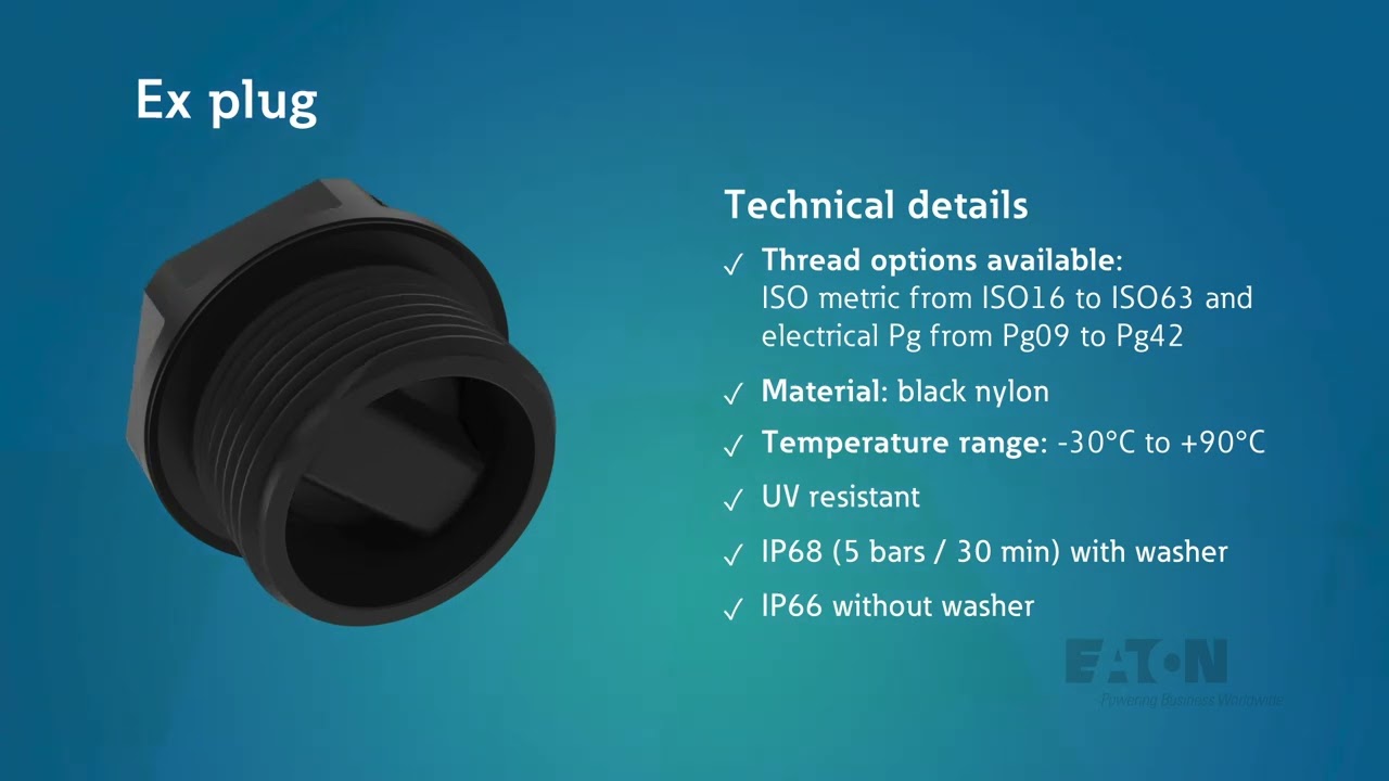 Eaton CPM Series Stopping Plug