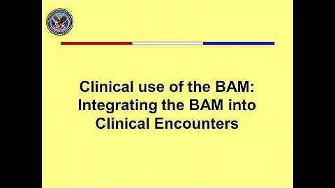 CTN Webinar: A Practical Guide to Using Brief Addiction Monitor Data in the VA.