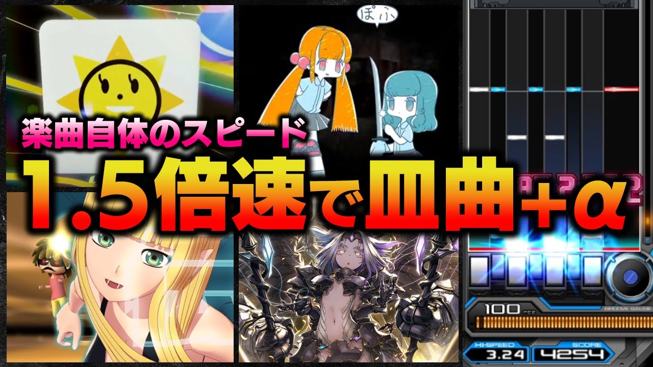 1.5倍でヤベェ皿曲とか鍵盤曲とか色々やって大絶叫する会 / 1.5倍灼熱