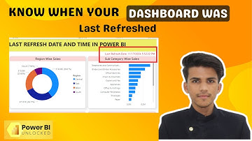 How to Add Last Refresh Date & Time In Power BI 2024 | Power BI Tutorials