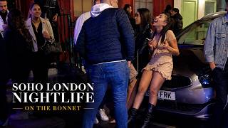 Details LONDON Soho Nightlife Shocker Busy ON THE BONNET Nightlife Walk In 4k Guide