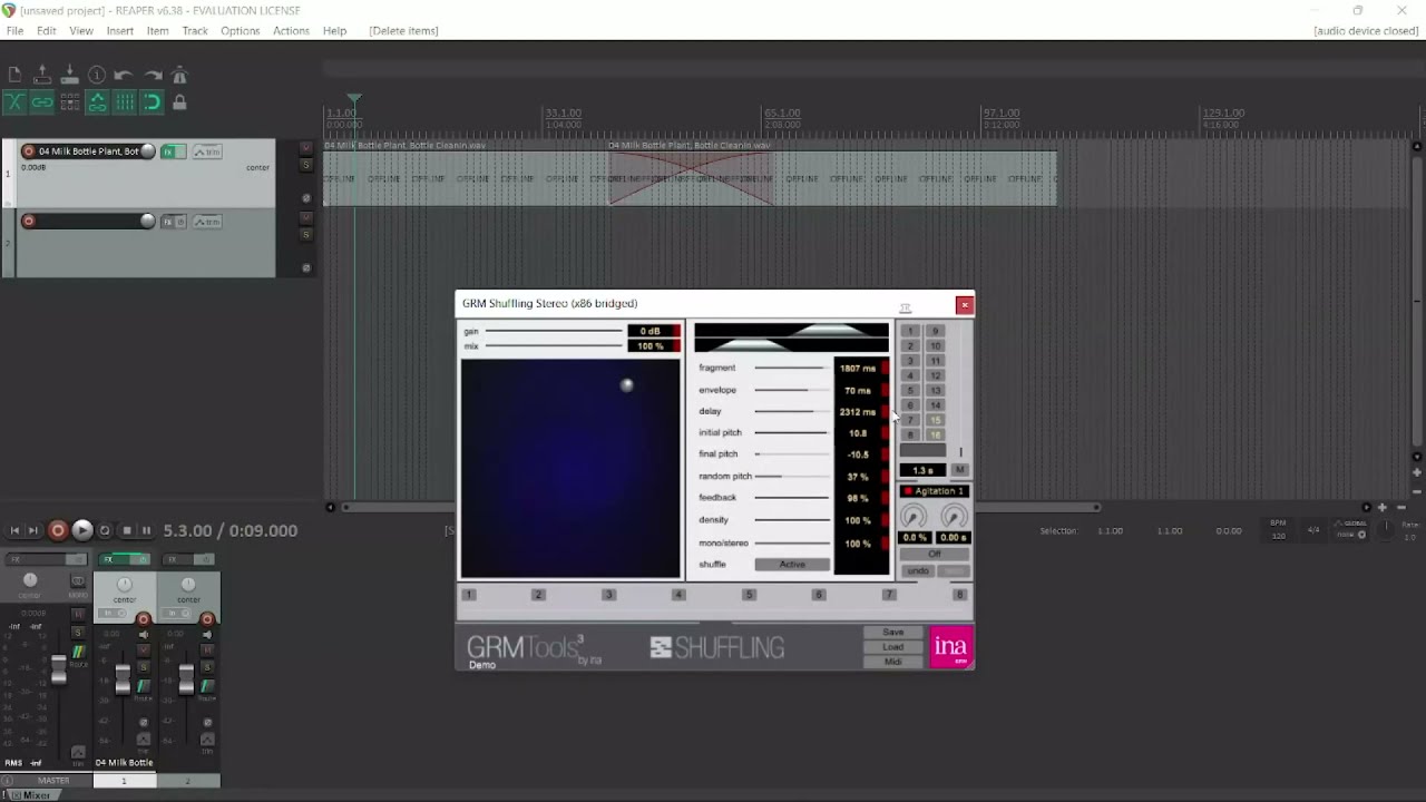 02  - GRM Tools [Shufffling, Evolution, Reson, CombFilters]
