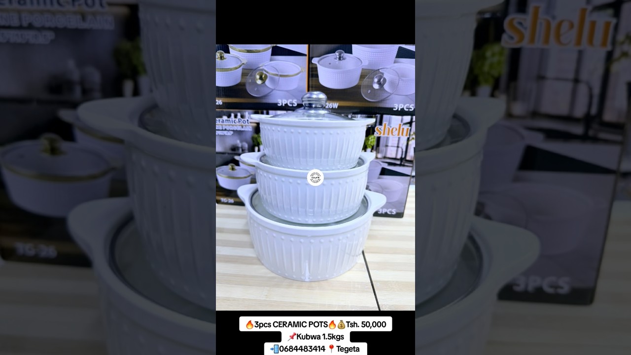 3pcs Ceramic Serving Bowls