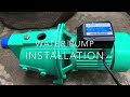 WATER PUMP INSTALLATION -EVO JET PUMP 1HP