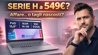 Lenovo IdeaPad Slim 3 i5-13420H Recensione Completa – 16GB, 512GB a 549€: Vale la Pena nel 2026?
