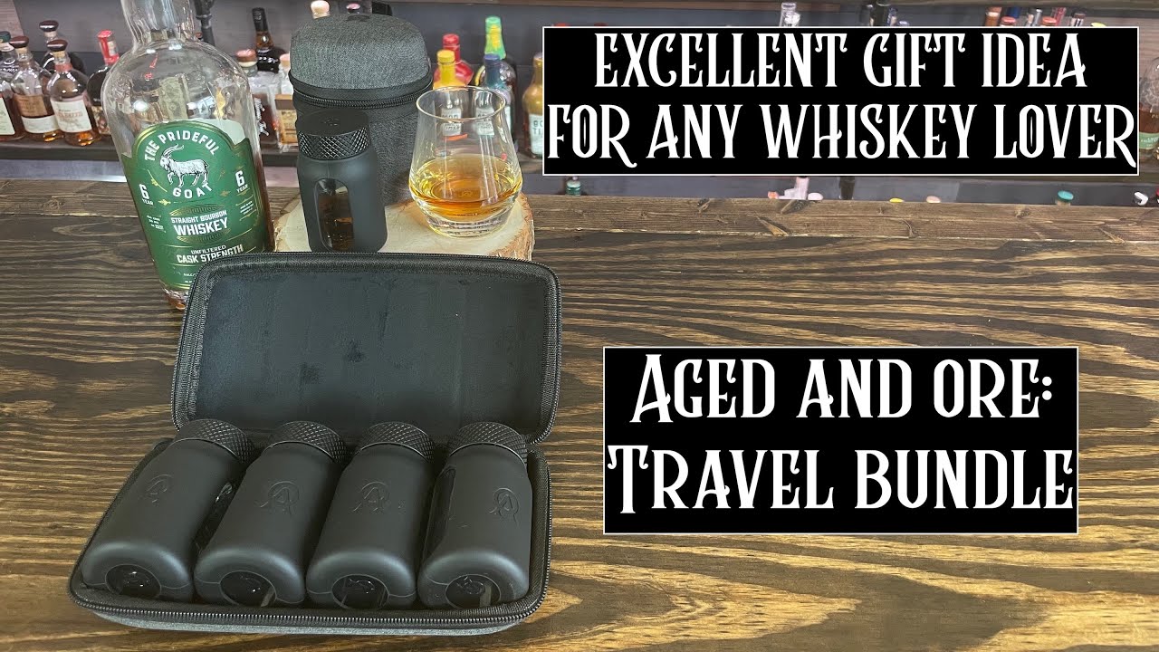 Excellent Gift Idea For Any Whiskey Lover-Aged and Ore: Travel Bundle 