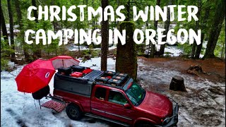 Oregon Overland Series EP1: Christmas Winter Truck Camping