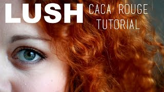 LUSH HENNA CACA ROUGE  Before and After {Tutorial}