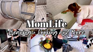 Cleaning + Cooking + Grocery Haul and so much more! REAL MOM LIFE MOTIVATION! Clean with me vlog