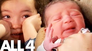 5 Year Old's Reaction Watching Her Own Birth on One Born Every Minute | I Was Born On One Born