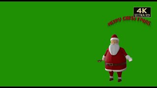Santa claus green screen 4k video download